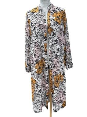 H&M Long sheer floral duster/cardigan.
